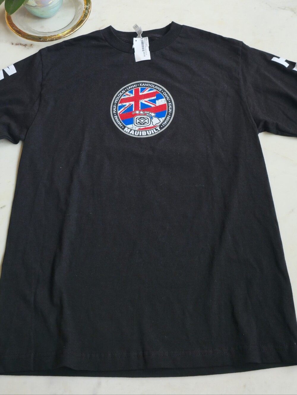 NWT Mauibuilt Long Sleeve Black Tee Size Medium